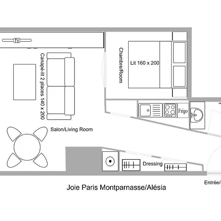 Joie Montparnasse - Alésia Appartamento Parigi